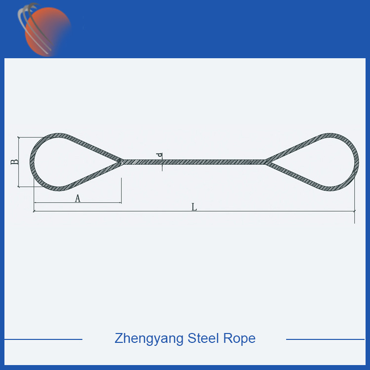 Steel wire rope sling